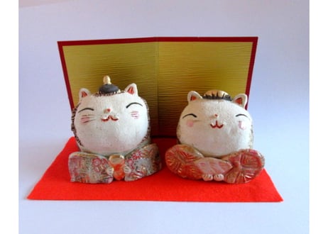 お雛様(大) 陶器 お雛様セット 陶器 | iichi 日々の暮らしを心地よくする