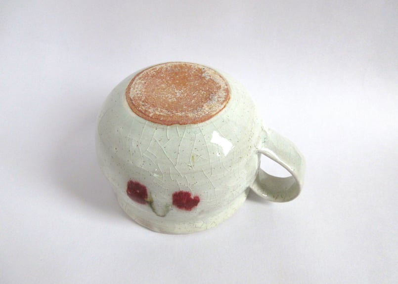 巌陶房 さくらんぼマグカップC | コーヒー豆と雑貨の店 豆ねこ
