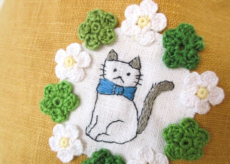 猫のコロンリネントート＊はちみつマスタード