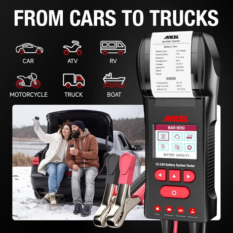 ANCEL BST600 12V/24V  自動車用バッテリーテスター