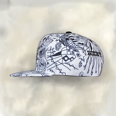 THE RING CAP-WHITE-