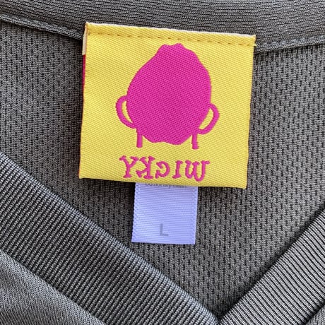 WICKY LOGO DRY V NECK T KHAKI