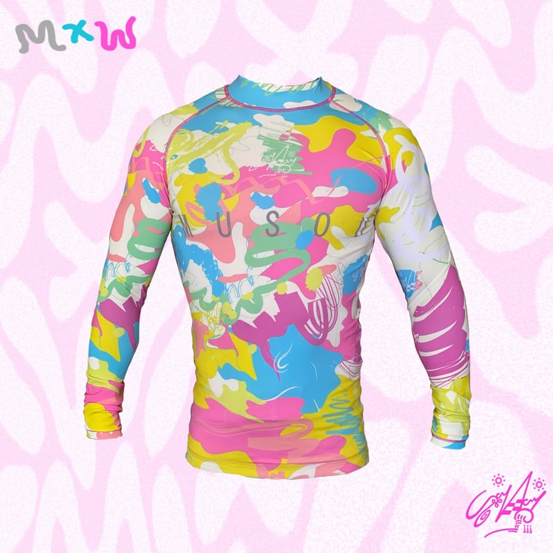 MUSOUGEAR✖️WICKY RUSH GUARD -pastel- | WICKY AR