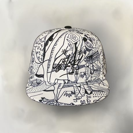 THE RING CAP-WHITE-