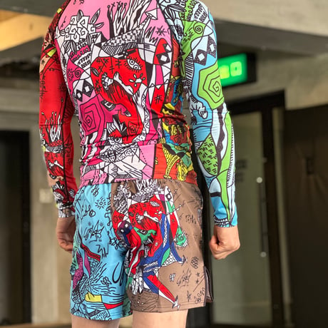 WICKY ×MANTO SHORTS　’special collaboration’ THE RING VIVID SHORTS