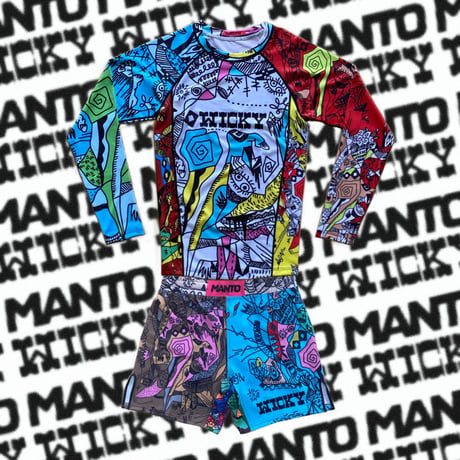 WICKY ×MANTO SHORTS　’special collaboration’ THE RING VIVID SHORTS