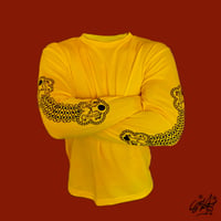 CLASSIC CIRCLE ART DRY TEE -YELLOW-