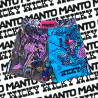 WICKY ×MANTO SHORTS　’special collaboration’ THE RING VIVID SHORTS