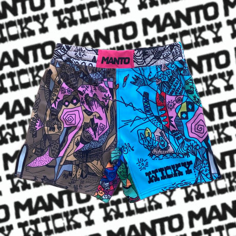 WICKY ×MANTO SHORTS　’special collaboration’ THE RING VIVID SHORTS