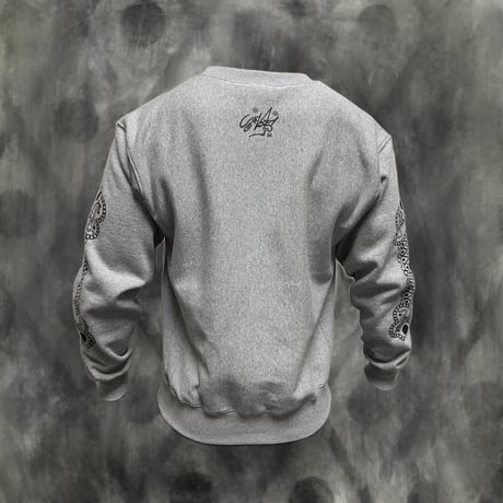 CLASSIC CIRCLE ART PULLOVER- GLAY-