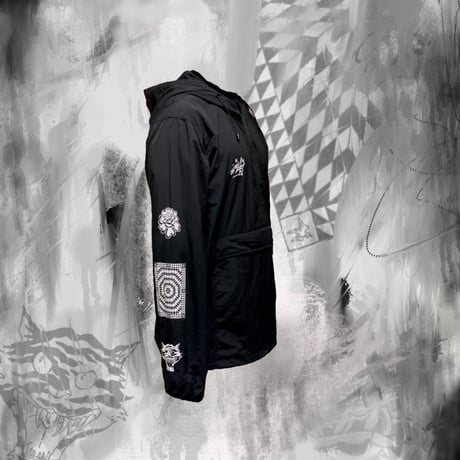 ROSE AND TIGER SPIRIT ANORAK  HOODIE