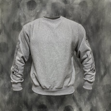 CLASSIC CIRCLE ART PULLOVER- GLAY-
