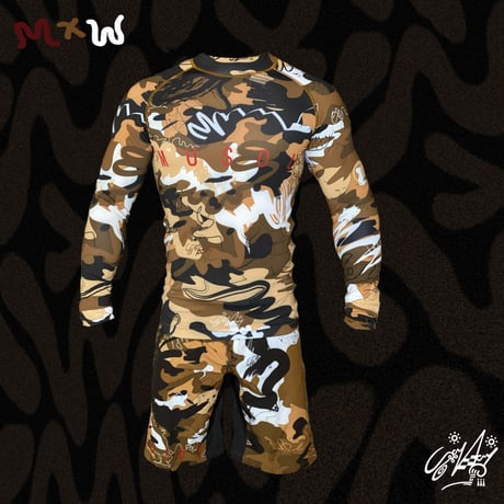 MUSOUGEAR✖️WICKY SHORTS  -camouflage -