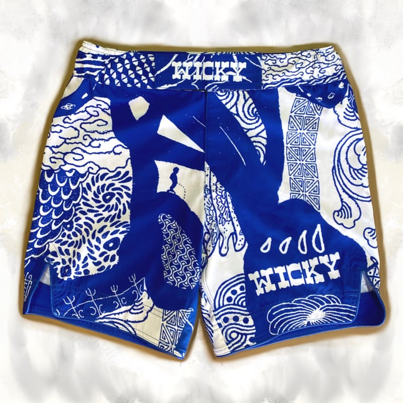 WICKY BLUE SHORTS | WICKY ART SHOP