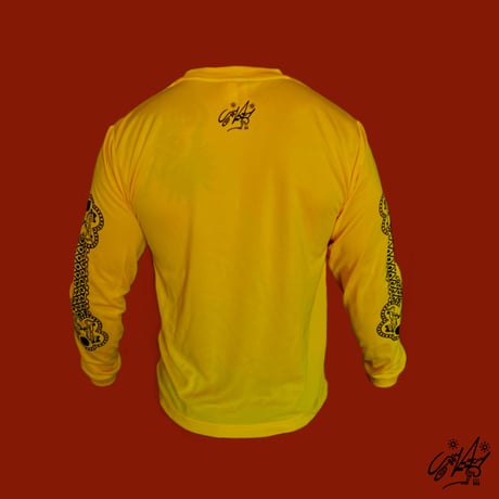 CLASSIC CIRCLE ART DRY TEE -YELLOW-