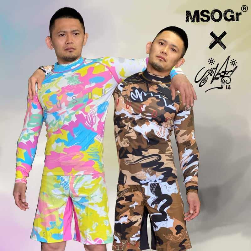 MUSOUGEAR✖️WICKY RUSH GUARD -pastel- | WICKY AR MUSOUGEAR✖️WICKY RUSH GUARD -pastel- | WICKY AR