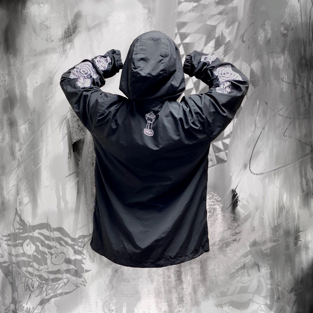 ROSE AND TIGER SPIRIT ANORAK HOODIE | WICKY AR