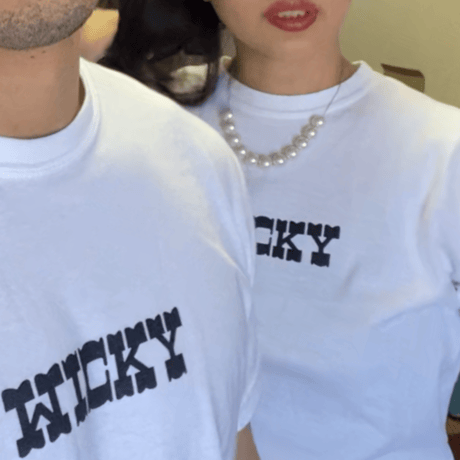 WICKY ORIGINAL LOGO TEE WHITE