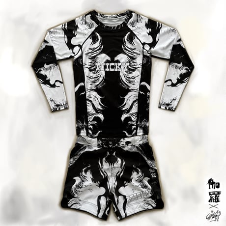 USOGUI×WICKY ’special collaboration’　RUSHGUARD