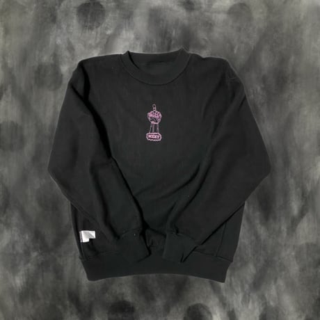 CLASSIC CIRCLE ART PULLOVER- BLACK -