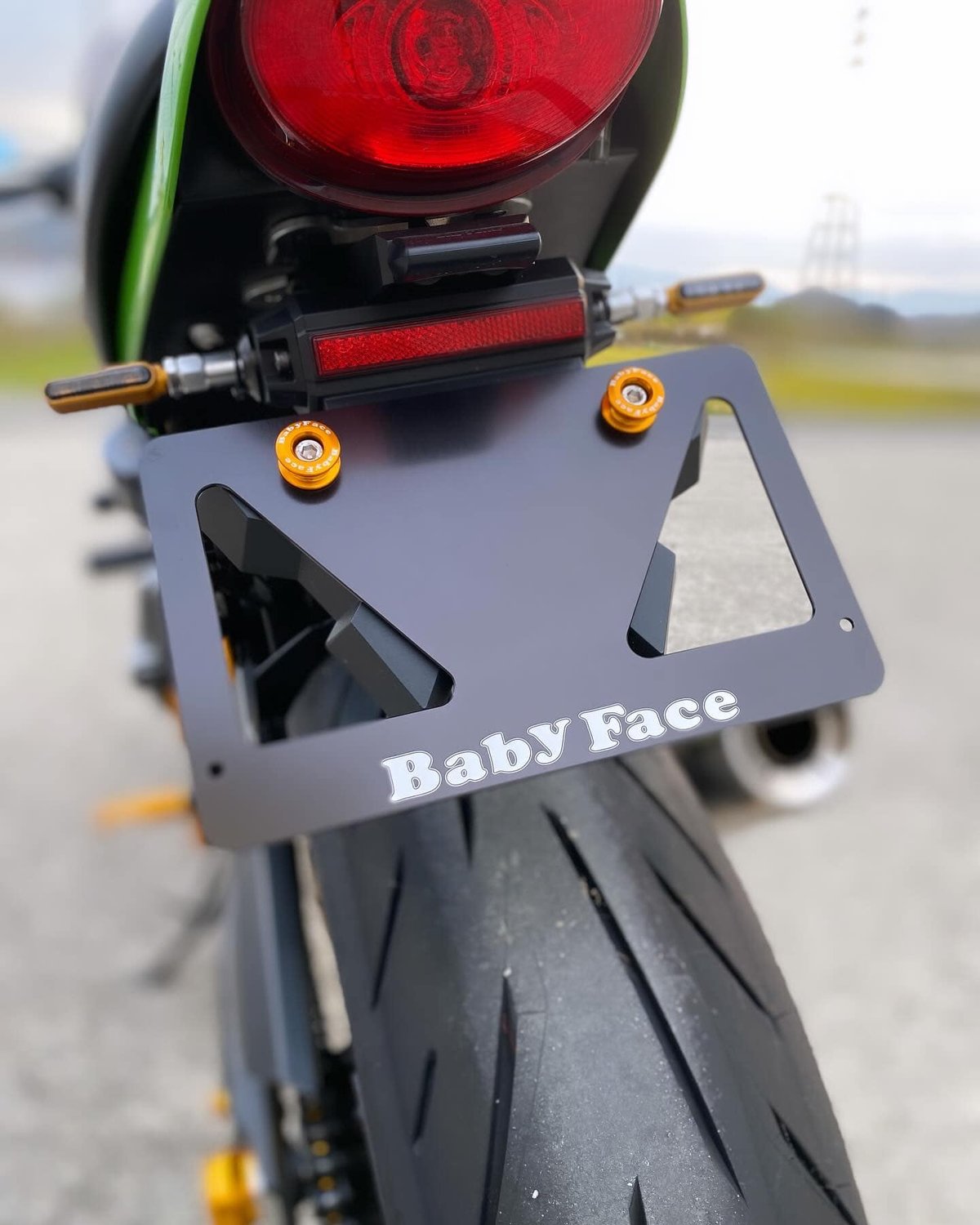 オートバイリア ナンバー プレート ホルダー オートバイアクセサリー