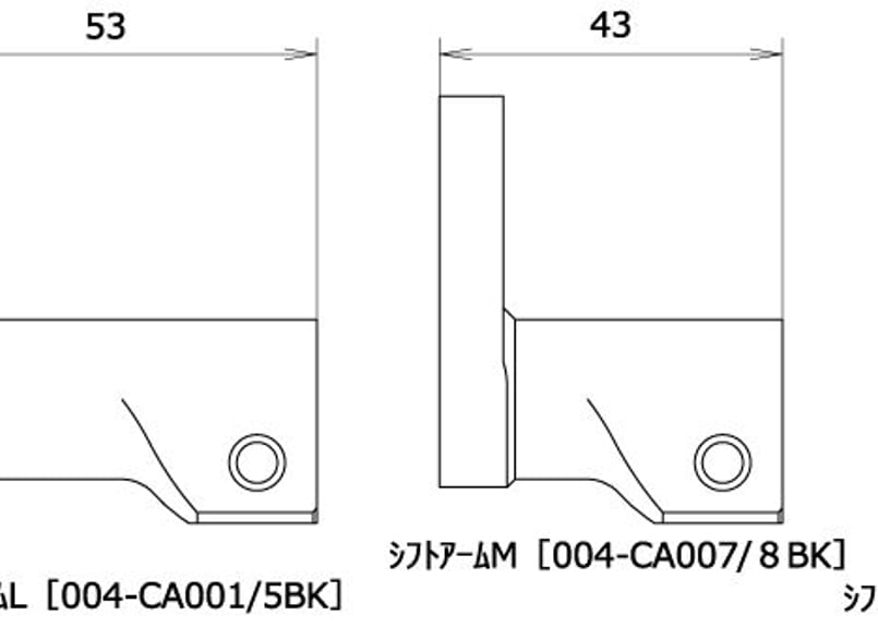 シフトアーム （HONDA/YAMAHA/KAWASAKI） | BabyFace Direc