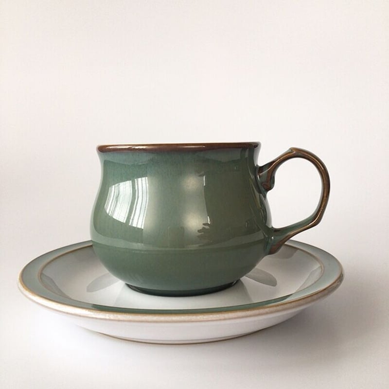 Denbyデンビー Regency Greenリージェンシーグリーン カップ＆ソーサー