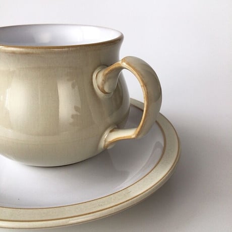Denbyデンビー　Linenリネン　カップ＆ソーサー250ml