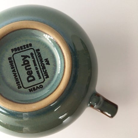 Denbyデンビー　Regency Greenリージェンシーグリーン　カップ＆ソーサー250ml