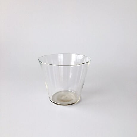 WASHIZUKA  GLASS  STUDIO　鷲塚貴紀　cup  short  clear    約200ml