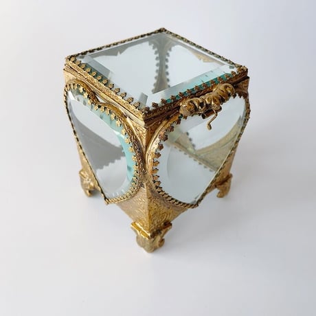 Glass Jewelry Box　ハートジュエリーボックス