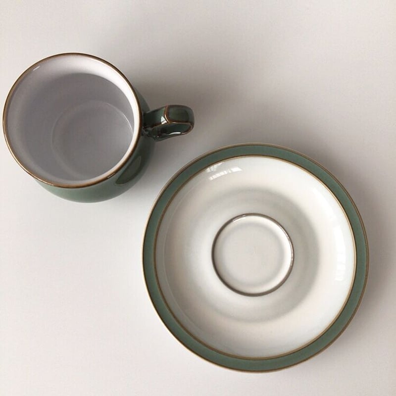 Denbyデンビー Regency Greenリージェンシーグリーン カップ＆ソーサー