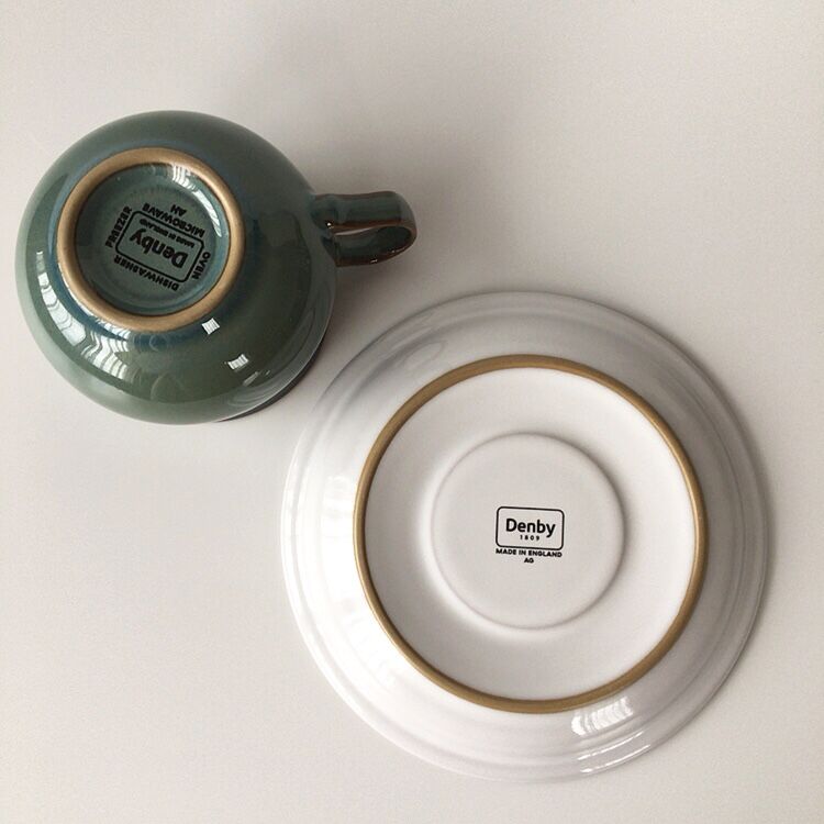 Denbyデンビー Regency Greenリージェンシーグリーン カップ＆ソーサー