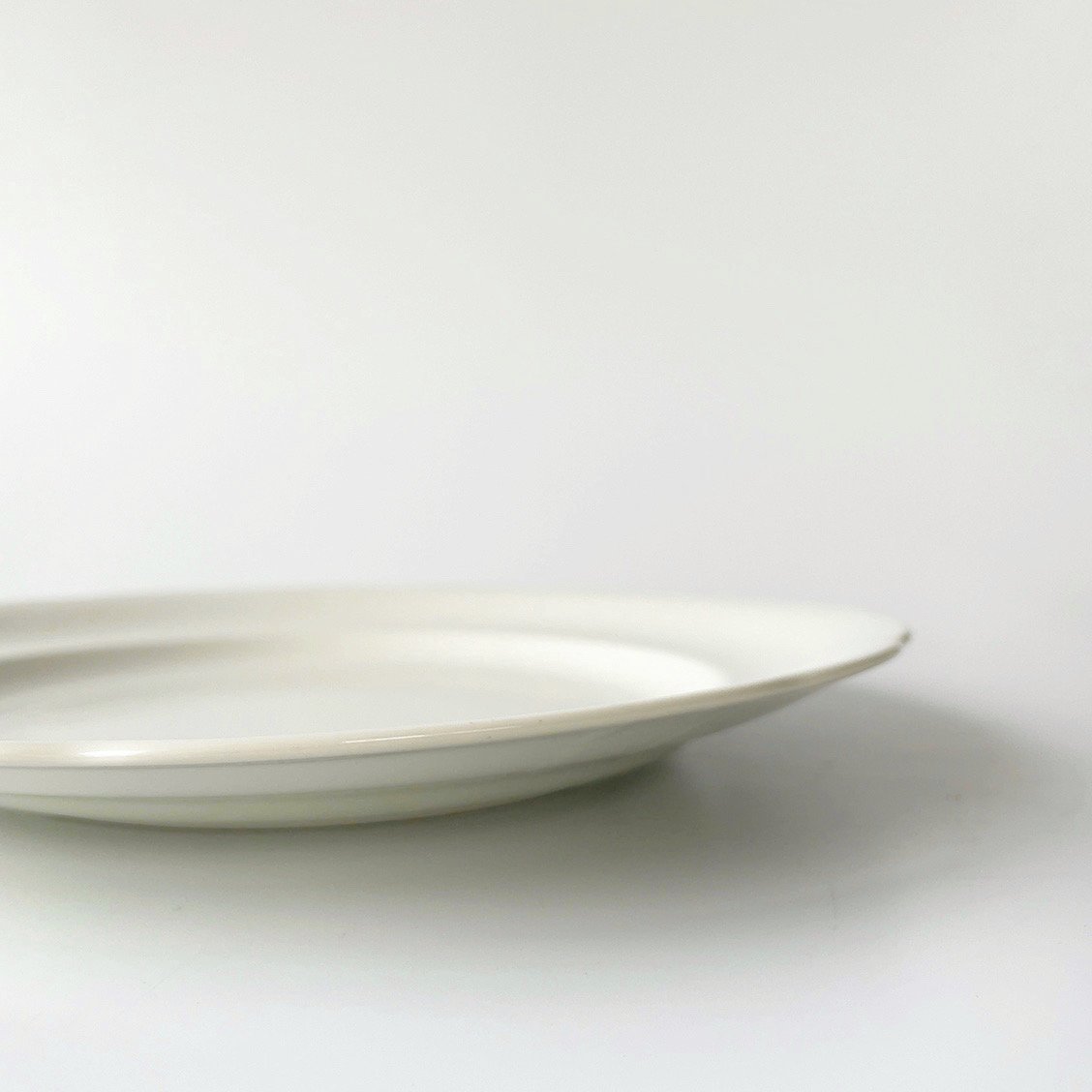 FOOD FOR THOUGHT Paperwhite 花リムプレートL | TEA TABLE