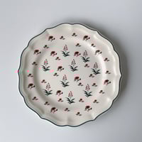 GIENジアン チューリップ・ノワール カナッペプレート ф16.5㎝ | TEA TABLE