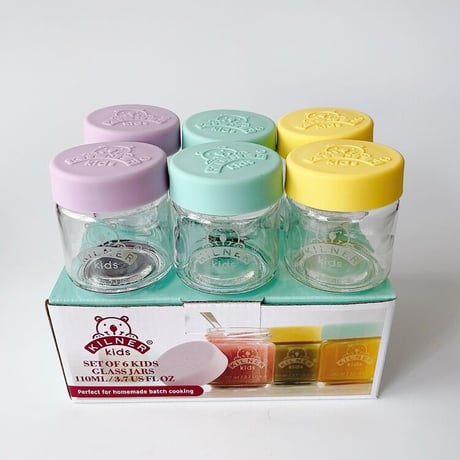 KILNER  キルナー　キッズジャー６個セット110ml