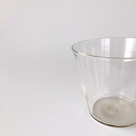 WASHIZUKA  GLASS  STUDIO　鷲塚貴紀　cup  short  clear    約200ml