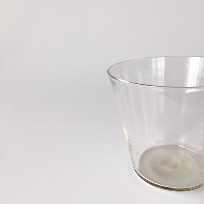 WASHIZUKA GLASS STUDIO 鷲塚貴紀 cup short clear