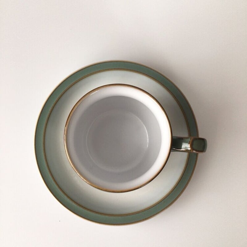 Denbyデンビー Regency Greenリージェンシーグリーン カップ＆ソーサー