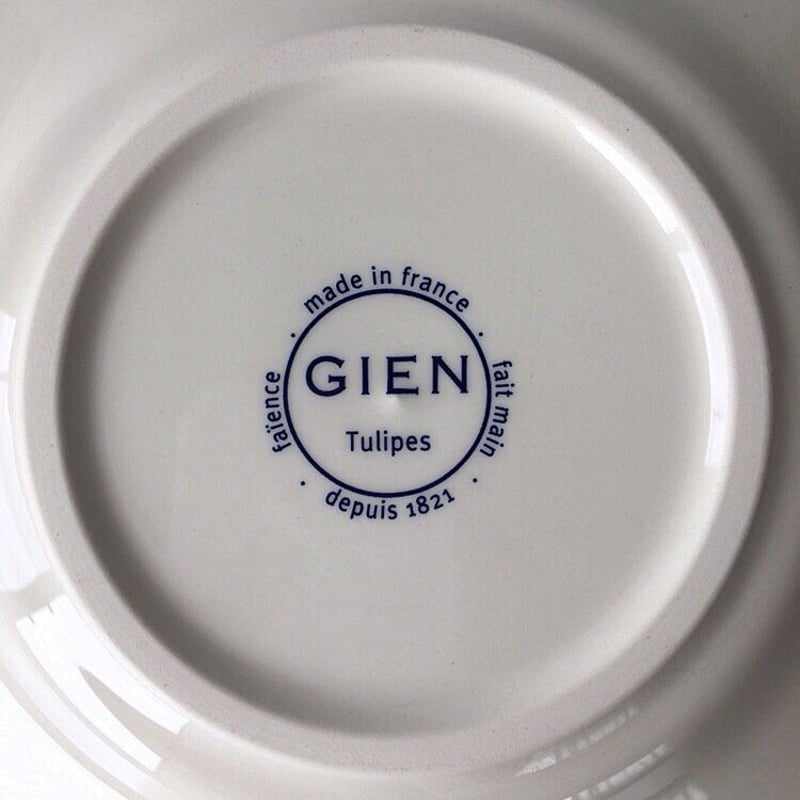 GIENジアン チューリップ・ノワール カナッペプレート ф16.5 GIENジアン チューリップ・ノワール カナッペプレート ф16.5