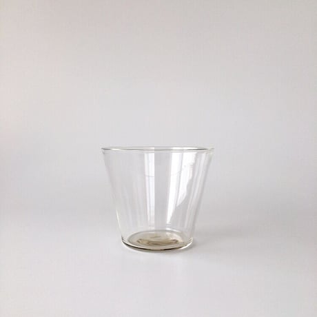 WASHIZUKA  GLASS  STUDIO　鷲塚貴紀　cup  short  clear    約200ml