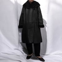 Over size mouton coat　No. V240026