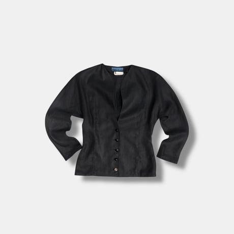 80's Linen jacket　No. V260005