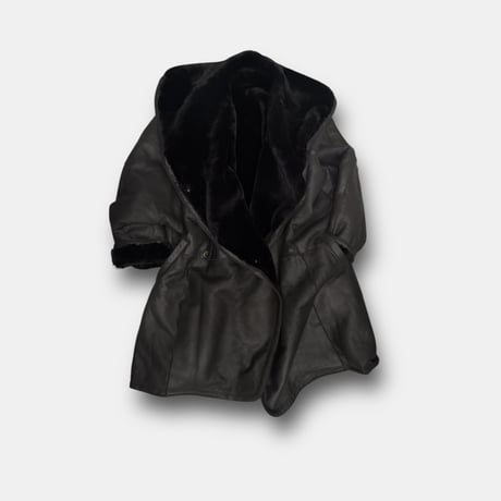 Over size mouton coat　No. V240026