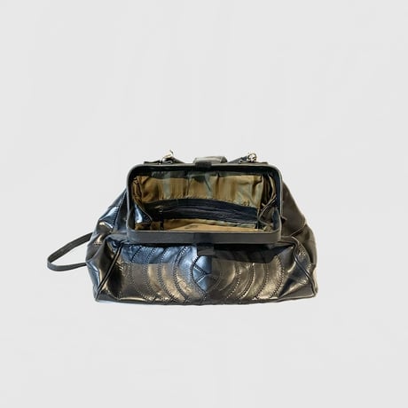 Leather boston bag　No. V230026