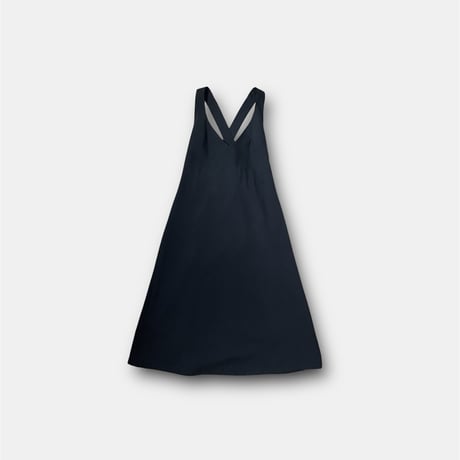Long ribbon apron dress　No.VDR23002