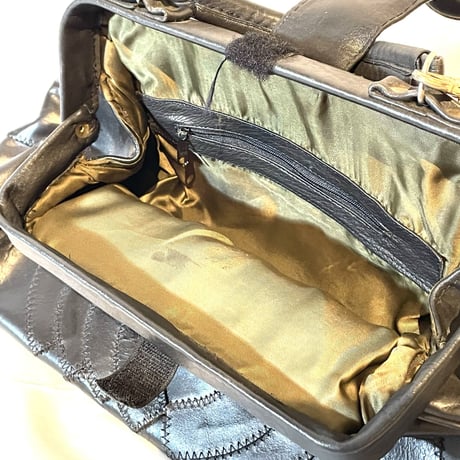 Leather boston bag　No. V230026