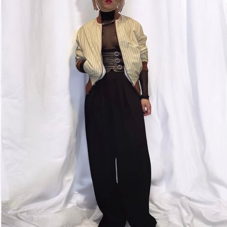 Striped blouson　No. V240025