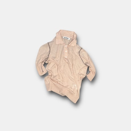[ JIL SANDER ] Sheer polo shirt　No. V250025