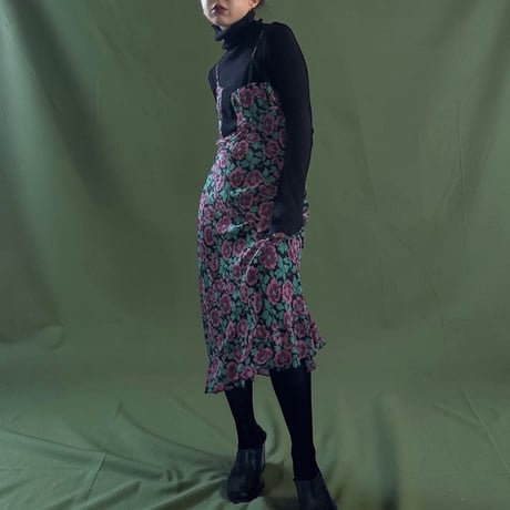 [robe de chambre COMME des GARCONS] 00's Flower dress　No. V260003